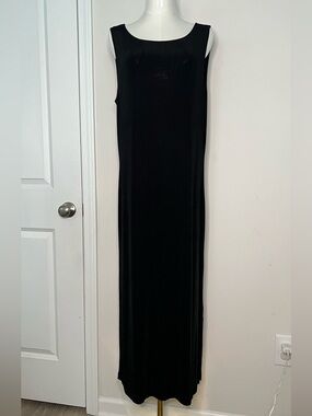 blue dress for baby girl Dress Casual Midi By Chicos In Black, Size: 0 main image 1
